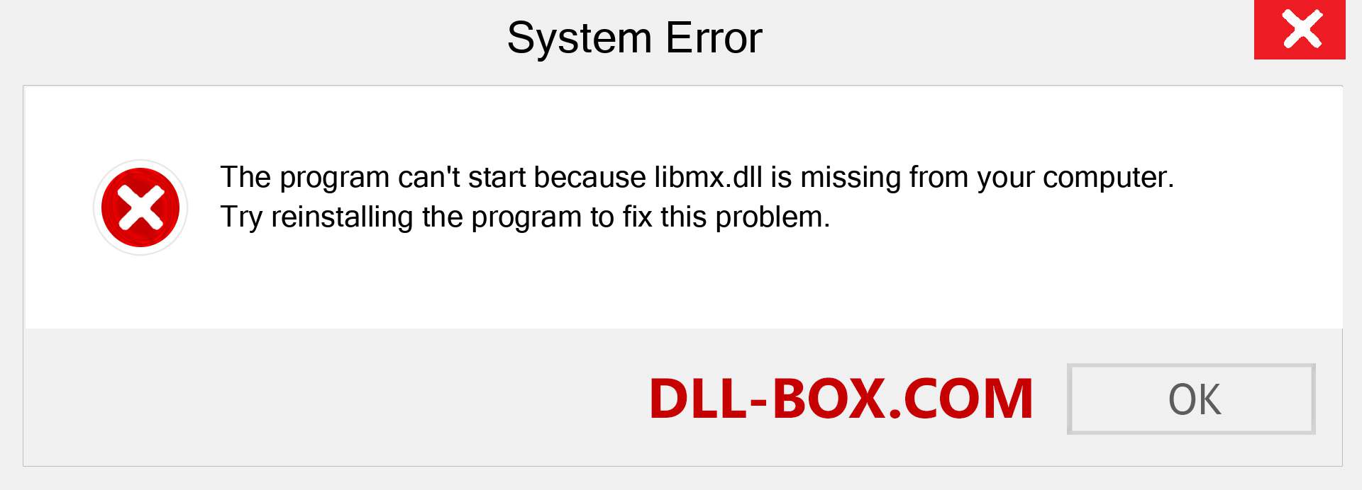  libmx.dll file is missing?. Download for Windows 7, 8, 10 - Fix  libmx dll Missing Error on Windows, photos, images